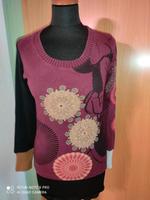 Desigual Pullover / Longshirt Gr.S - M tolles Muster Stretch Sachsen - Zwoenitz Vorschau