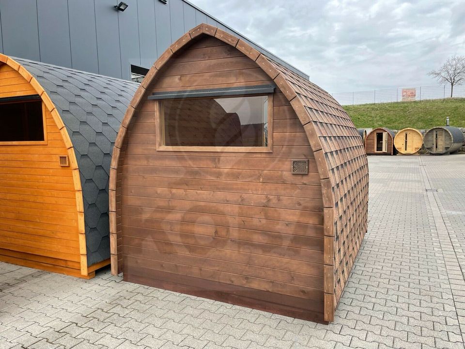 Zedernholz - Iglusauna | 3m | Garten Sauna Pod Zeder in Eichenzell