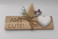 Geschenkset aus Holz mit Gravur "Alles Gute" Trockenblume Raysin Niedersachsen - Stuhr Vorschau