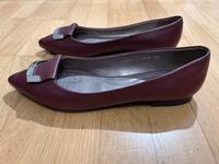 weinrote Geox Damen Slipper, Echtleder, Gr. 38 Bayern - Erding Vorschau