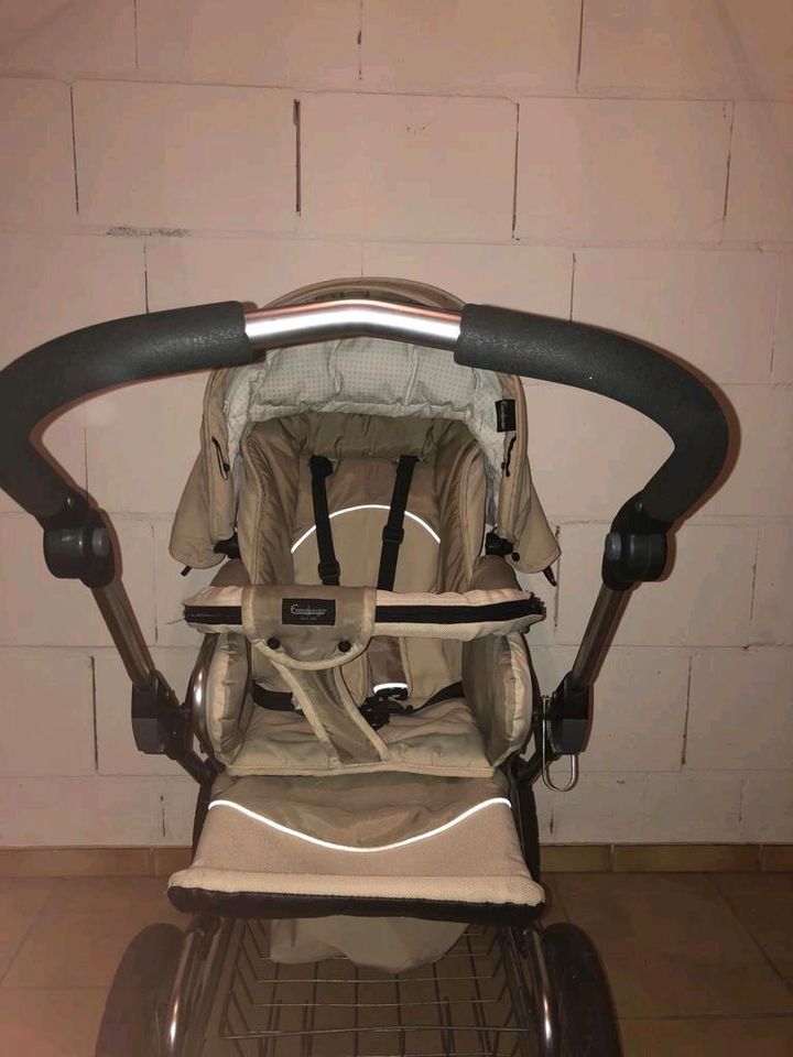 Kombi-Kinderwagen Emmaljunga, beige in Spelle