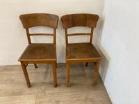 #A 2x DDR Zeit Holzstühle Küchenstühle Kneipenstühle Esszimmer Sachsen - Burgstädt Vorschau