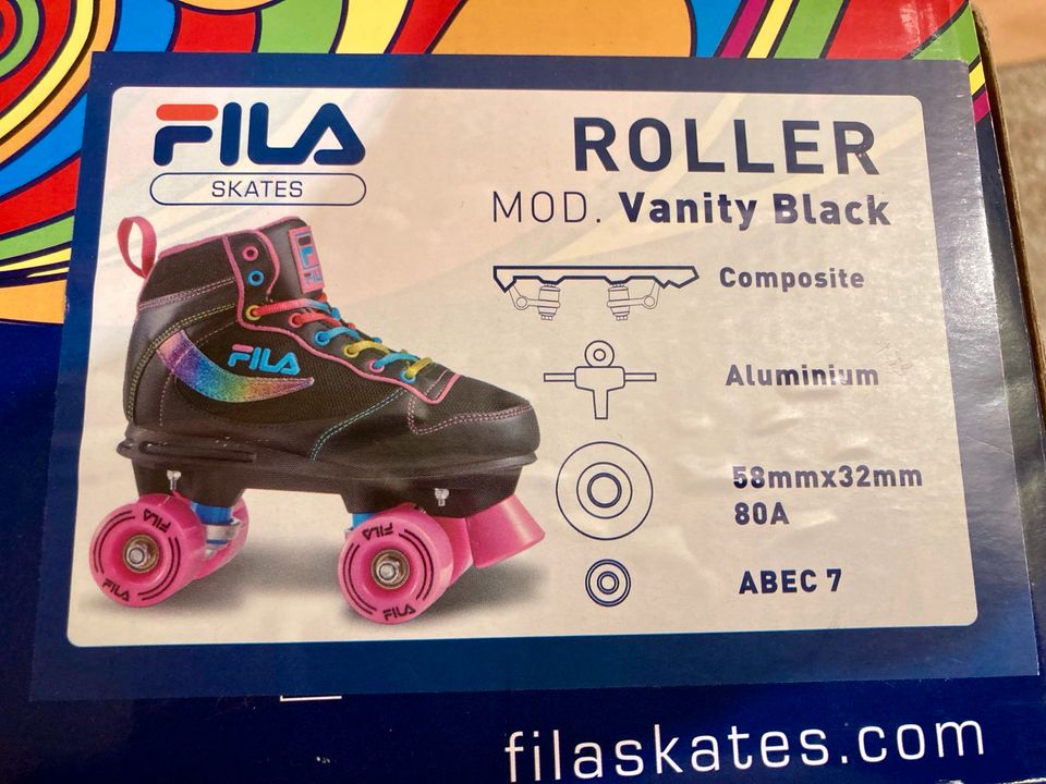 *wie NEU* FILA Skates Roll-Schuhe Pop‘n‘Roll Disco 40/41 in Kissing