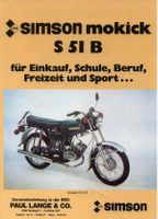 ×Gesucht× Simson s51B in Olympiablau / s51 / IFA Berlin - Pankow Vorschau