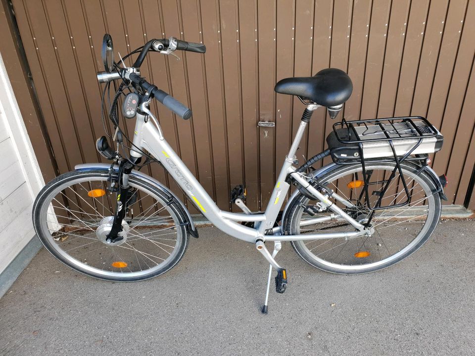 E-Bike, Marke: Gratia tiefer Einstieg, 28 Zoll, 7Gang, neuer Akku in Gachenbach