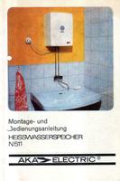 Prospekt brochure Boiler AKA N511 DDR VEB Ostalgie 1972 1976 Pankow - Prenzlauer Berg Vorschau