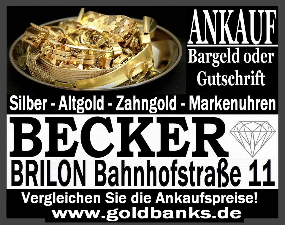 Becker Juwelier & Goldschmiede Reparaturen Anfertigungen Schmuck in Brilon