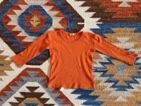 Wolle Seide - Longsleeve / Langarmshirt - orange - Gr. 104 Niedersachsen - Braunschweig Vorschau