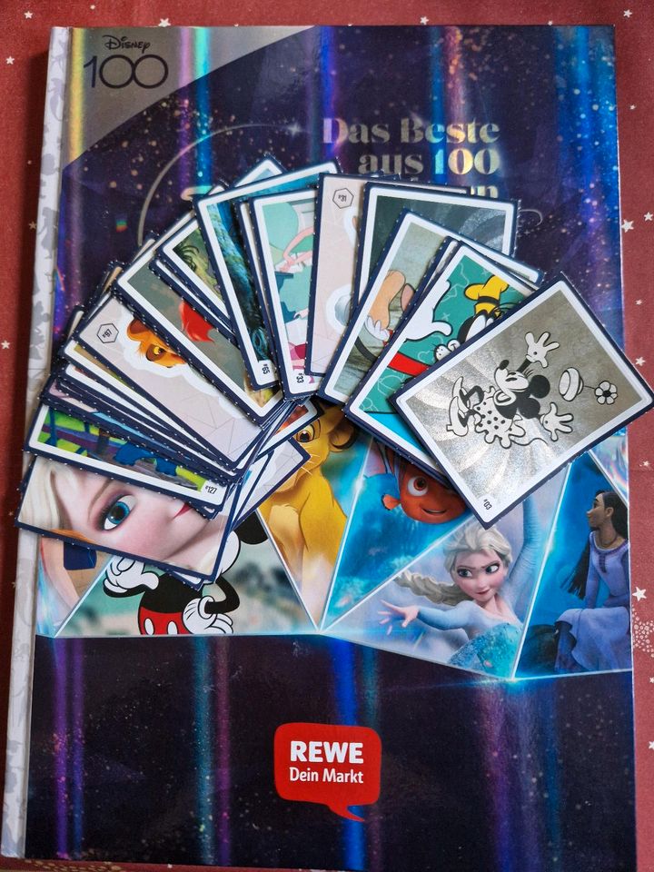 Disney 100 Jahre Rewe Sticker *2023* in Vogelsdorf