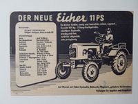 Eicher Schlepper Landmaschinen Traktoren Reklame von 1958-1972 Baden-Württemberg - Leonberg Vorschau