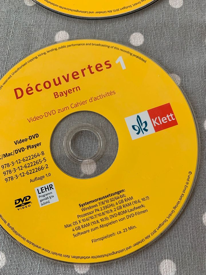 Französisch ❤️ Decouvertes 1 Bayern ❤️ CD Rom in Reichertshofen