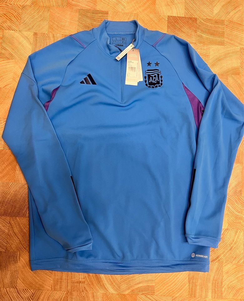 Argentinien Adidas Trainingspullover Neu L in Marl