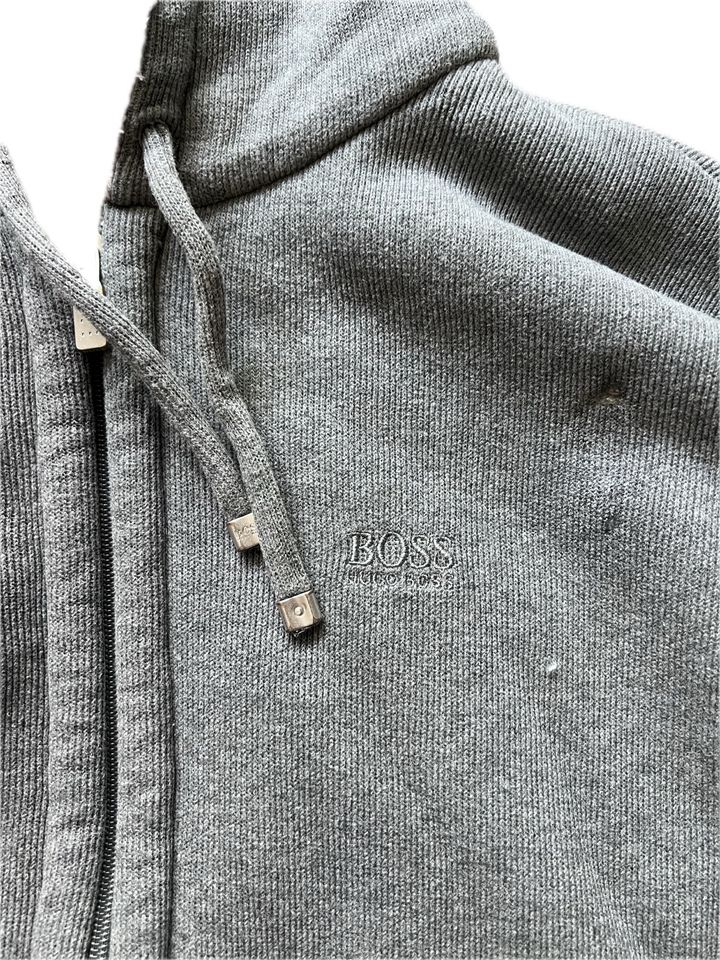 # BOSS Zipper Hoodie grau Grösse M # in Norderstedt