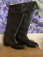 Stiefel schwarz  Leder Gr.39 Hessen - Neukirchen Vorschau