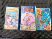 Disney VHS Dumbo Robin Hood mit Hologramm und Dschungelbuch Nordrhein-Westfalen - Niederkassel Vorschau