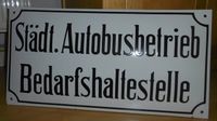 altes Emailschild Schild Oldtimer Autobus Emailleschild Sachsen - Roßwein Vorschau