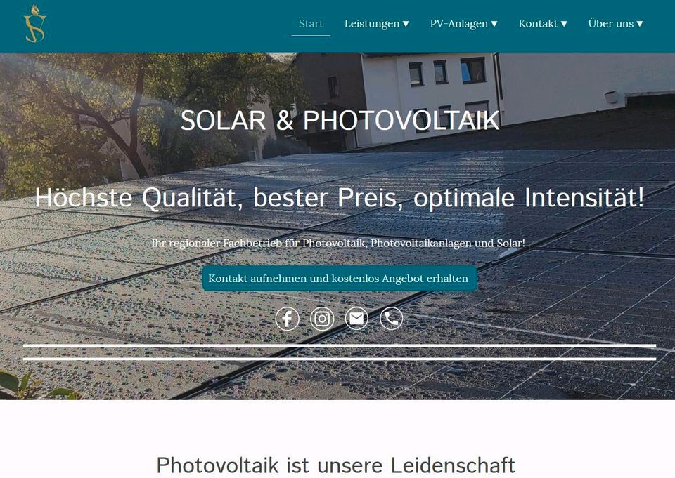Photovoltaik PV Anlage Komplettpaket Pachten Asbest Elektro in Kassel