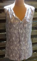 Bluse, Tunika von Street One in grau/weiß in Gr. 42 Kr. München - Unterschleißheim Vorschau