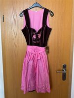 Dirndl Retrodirndl braun rosa Stickerei Gr 40 Kr. München - Putzbrunn Vorschau