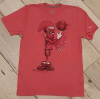 Cooles Nike Basketball T-Shirt pink mit Druck Gr.M Nordrhein-Westfalen - Hiddenhausen Vorschau