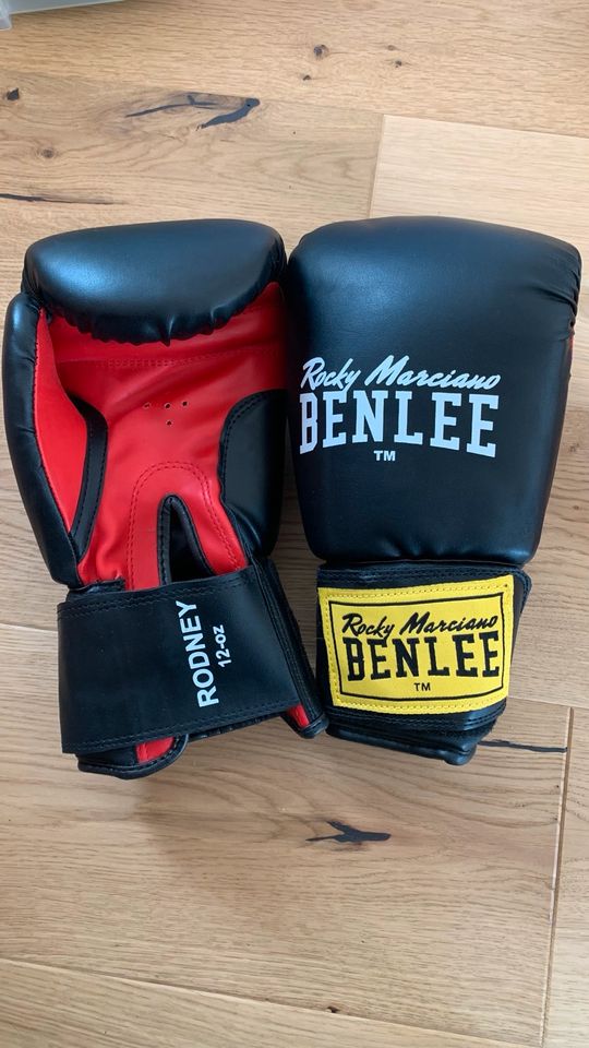 Boxhandschuhe Benlee 12oz + Paar Pratzen in Pattensen