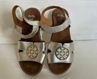 ARA Leder-Sandalen silber, high soft neu und ungetragen # 39 Wandsbek - Hamburg Duvenstedt  Vorschau