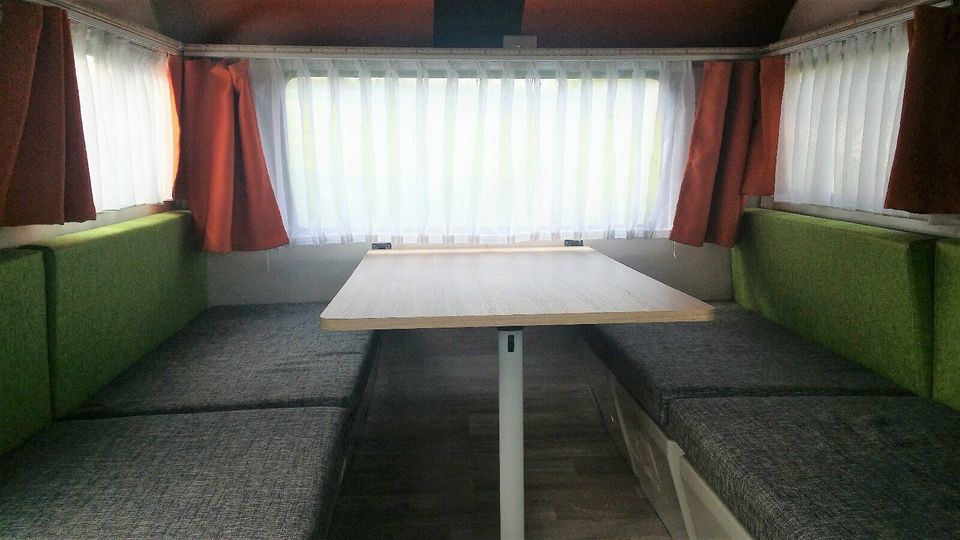 Wohnwagen mieten Qek Junior leihen für Sommerferien  2 Personen in Bad Langensalza
