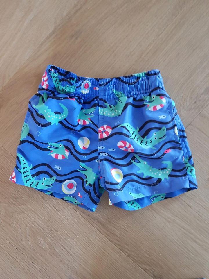 Badehose Badeshorts Schwimmhose Krokodil pusblu Gr. 98 in Eschweiler