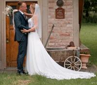 Brautkleid Bianco Evento Chiffon Aubing-Lochhausen-Langwied - Aubing Vorschau