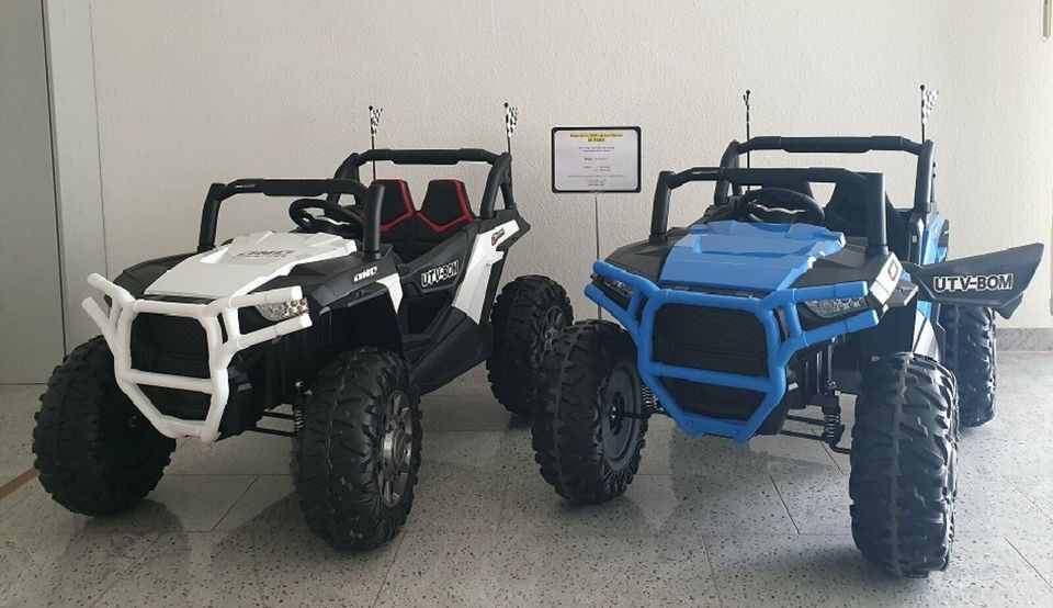 Elektroauto Buggy bis 10km/h Kinderfahrzeug Jeep UTV Doppelsitzer in Glauchau