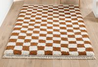 Teppich Schachbrettmuster cognac Sachsen-Anhalt - Stendal Vorschau