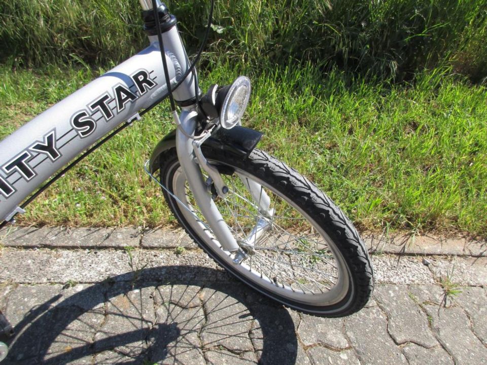 Klapprad, silber – metallic, 20 Zoll in Bockenem