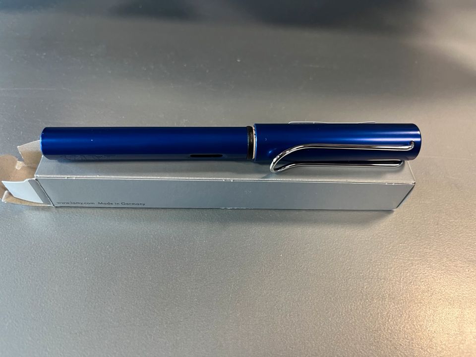 LAMY AL-star oceanblue Füllhalter 028 F-Feder! in Meerbusch