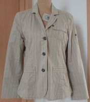 Opus Blazer Jacke Nadelstreifen beige Gr 40 L Sommer Frühjahr Baden-Württemberg - Heidelberg Vorschau