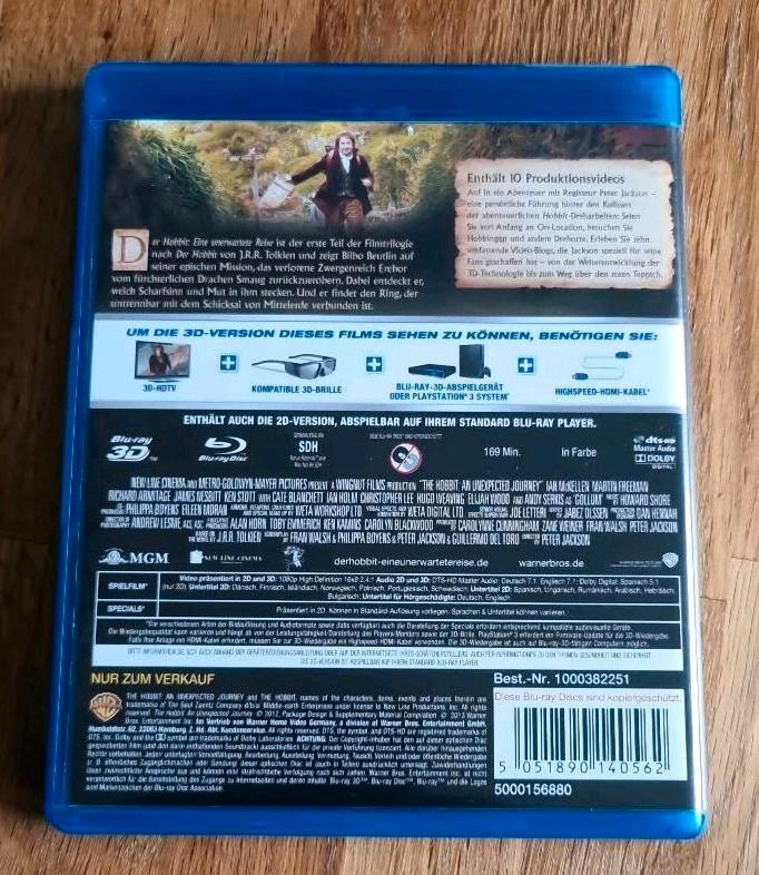 Der Hobbit - Eine unerwartete Reise 3D + Blu Ray im Schuber in Immenhausen