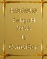 1 Gramm Heraeus 999.9 Gold Goldbarren Niedersachsen - Fürstenau Vorschau