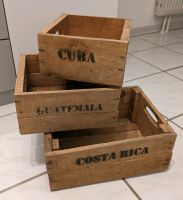 3er Set Deko Holz Kisten Natur, Cuba / Guatemala / Costa Rica Hessen - Kriftel Vorschau