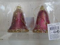 Set Glas Glocke Magnolie Christbaumschmuck Weihnachten 8x6,5 Wiesbaden - Erbenheim Vorschau