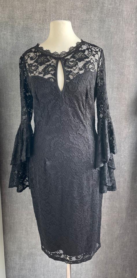Damen Kleid Gr.36schwarz mit Spitze, elegant, festlich in Illingen