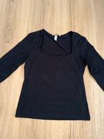 H&M Langarmoberteil schwarz Hessen - Schlitz Vorschau