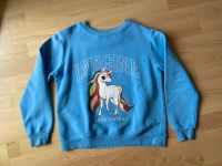 H&M Sweatshirt, Einhorn, blau, Größe 134/140 Hessen - Bad Homburg Vorschau