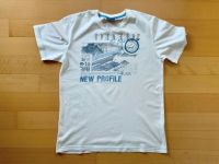 ESPRIT Herren T-Shirt weiß mit Kontrastnaht blau Größe M Nordrhein-Westfalen - Engelskirchen Vorschau