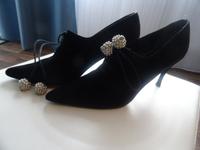 miss maud paris gr 39 schuhe samtschuhe schwarz sandalen Nordrhein-Westfalen - Siegen Vorschau
