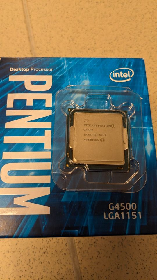 Intel Pentium G4500, LGA 1151, 2C/2T, 3.50GHz, boxed in Großharthau-Seeligstadt