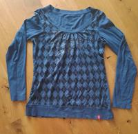 EDC Esprit Oberteil Pullover blau schwarz kariert XL 42 44 Bayern - Uehlfeld Vorschau