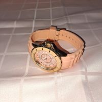 Damen Uhr Armbanduhr Koralle Silikon Schmuck Glitzer Geschenk Hamburg-Nord - Hamburg Langenhorn Vorschau