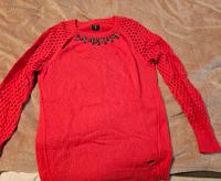Guess Sweater/Strick Pullover - Rot mit Kristallen, Größe M Hessen - Bad Soden am Taunus Vorschau