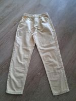 Bershka Hose Mom Jeans XS Creme Pastellgelb Kreis Pinneberg - Pinneberg Vorschau