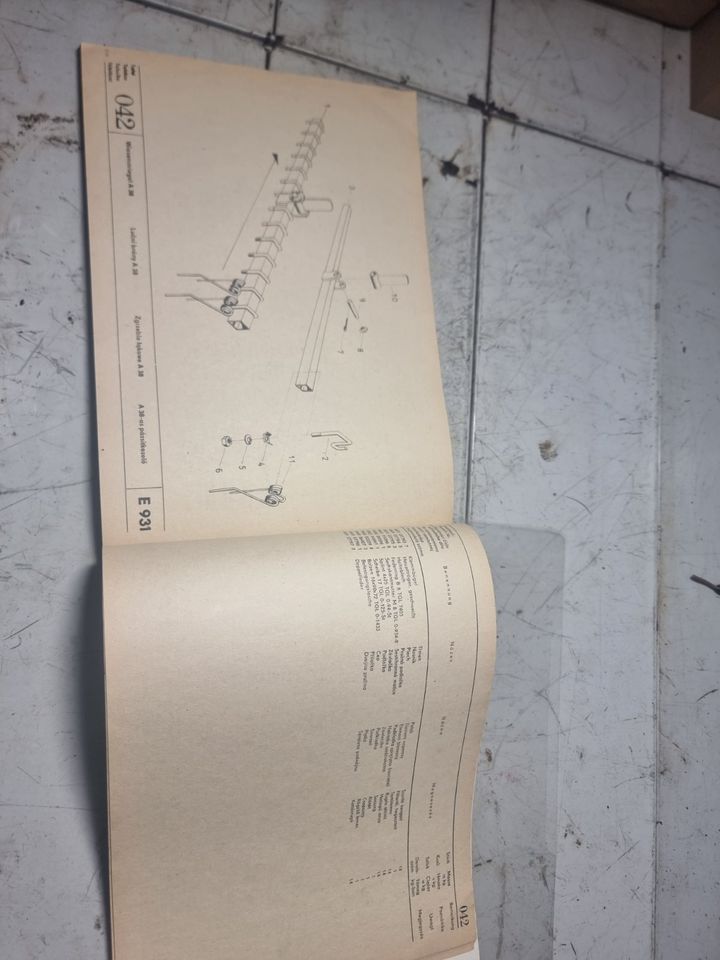 DDR Fortschritt E930 E931 E931.50 Ersatzteilkatalog letzte Versio in Chemnitz