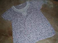 Gina Damen Shirt kurzarm leicht transparent Gr. 42 Brandenburg - Nauen Vorschau